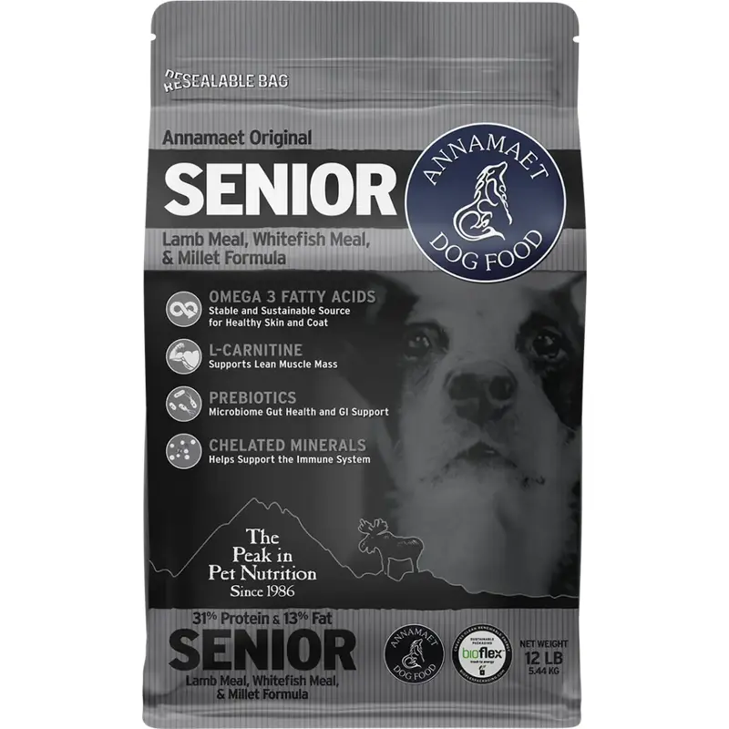 Annamaet Original Dog Food Senior Formula 25lb