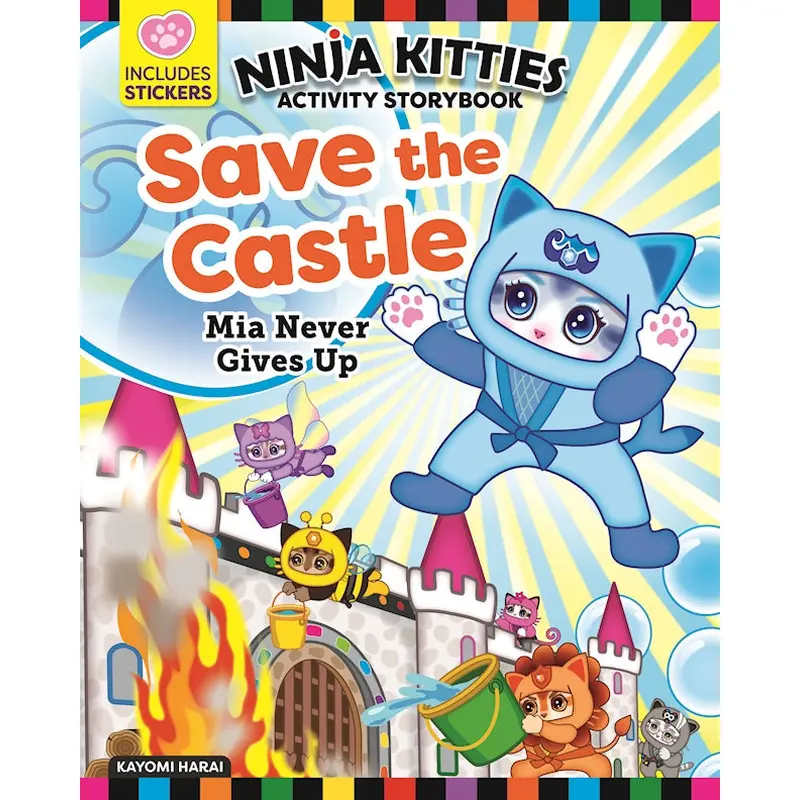 Ninja Kitties Save the Castle Activity Storybook