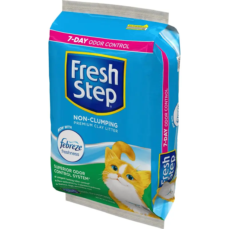Fresh Step Febreze Scented Non-Clumping Clay Cat Litter- 35 Pound Bag
