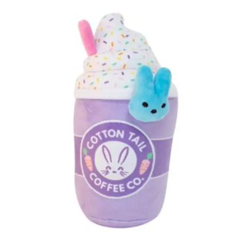 Fringe Cotton Tail Coffee Co. Plush Dog Toy