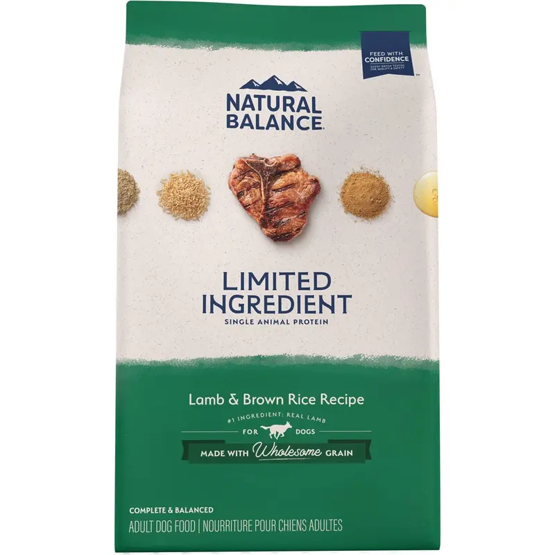 Natural Balance Limited Ingredient Lamb Meal & Brown Rice Formula