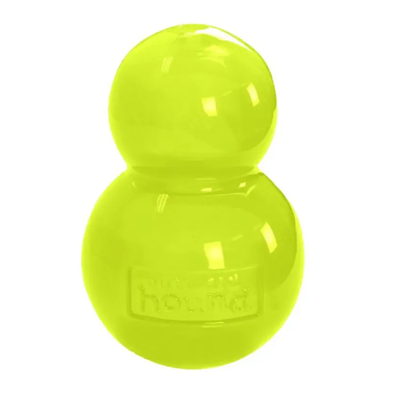 Outward Hound Double-Tuff Interactive Treat Stuffer Durable Dog Chew Toy Green Large