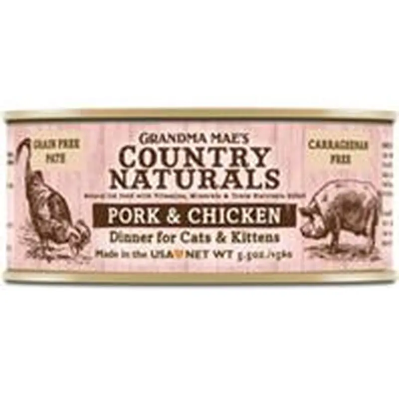 Grandma Maes Country Naturals Grain Free Cat & Kitten Food 5.5oz