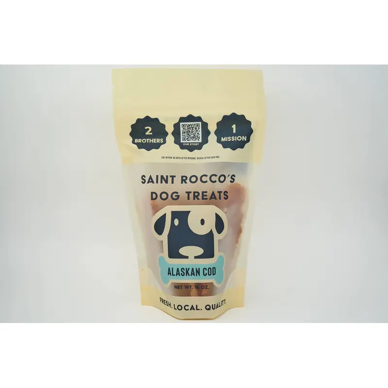 Saint Rocco's Dog Treats Alaskan Cod 8oz