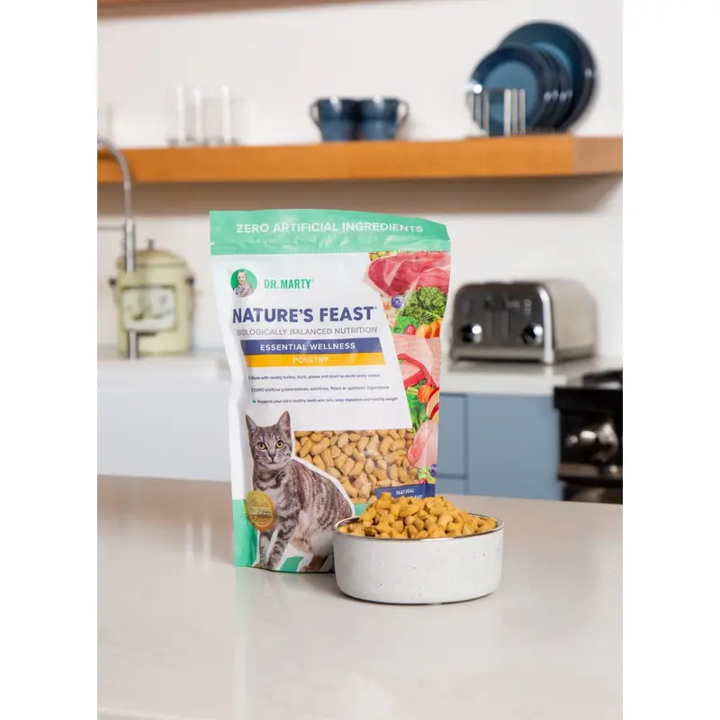 Dr. Marty Nature's Feast Essential WellnessPoultry Freeze Dried Raw Cat Food