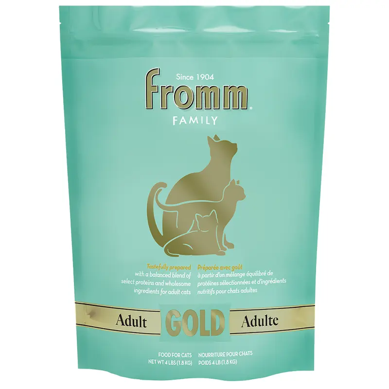 Fromm Adult Gold Dry Cat Food - Chicken & Duck - 4lb Bag