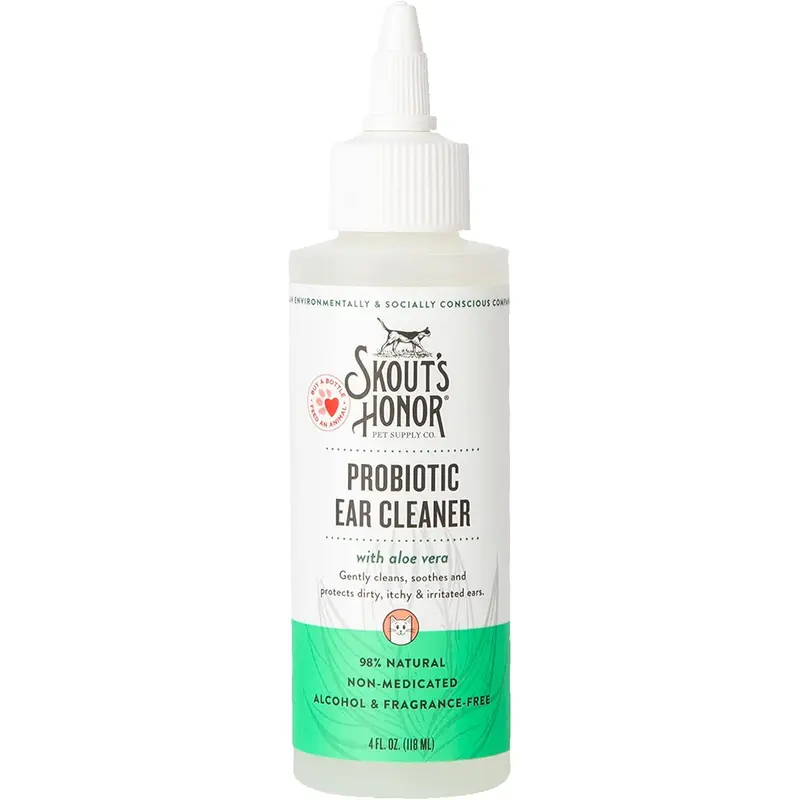 Skout's Honor Cat Probiotic Ear Cleaner 4 oz