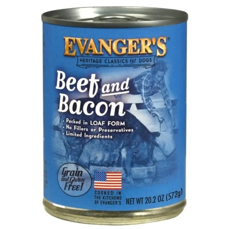 Evanger's Classic Beef with Bacon Canned Dog Food