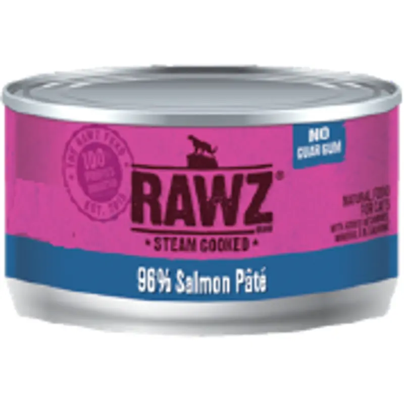 Rawz 96% Salmon Cat Food 3oz