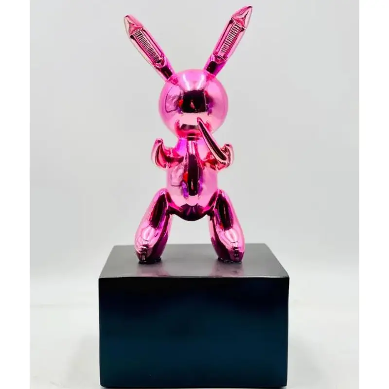Luxury Pink Rabbit Balloon Sculpture