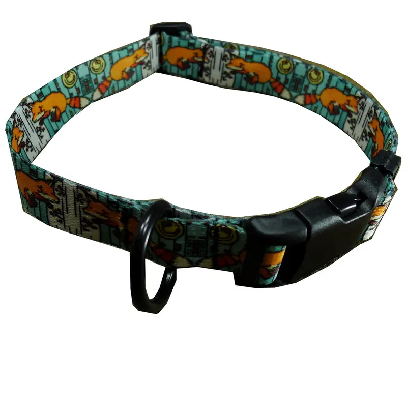 MTN Straps Fox Dog Collar Large 16"-28"