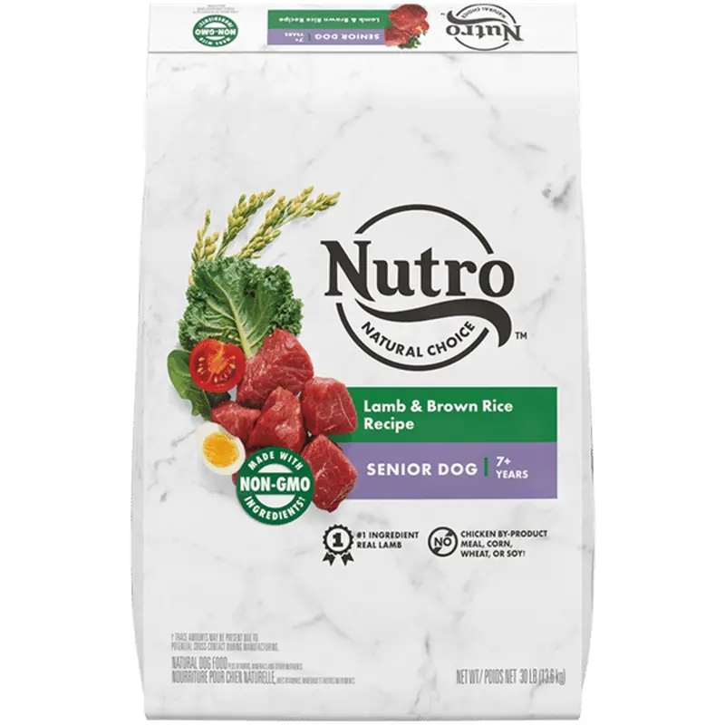 Nutro Natural Choice Senior Lamb Dry Dog Food (30lb)