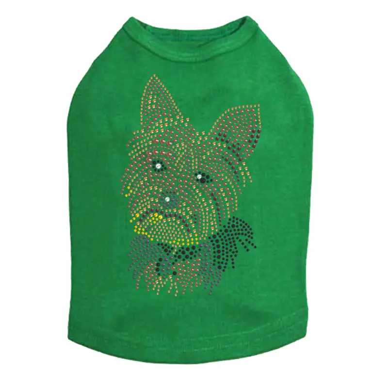 Yorkie Face  1 - Dog Tank
