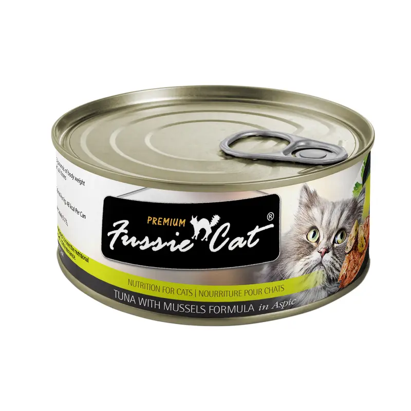 Fussie Cat Premium- Tuna With Mussels Formula In Aspic (2.82oz)