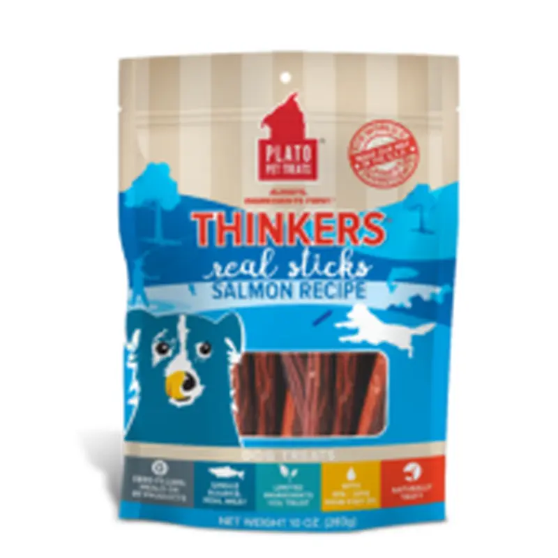 Plato Thinkers Original Salmon Stick Dog Treats