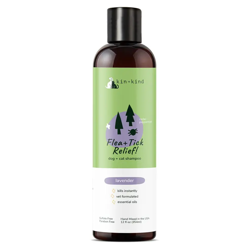Kin & Kind Lavender Flea & Tick Shampoo 12oz