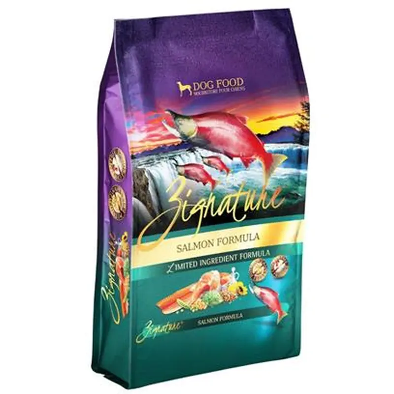 Zignature Limited Ingredient Grain-Free Salmon Formula Dry Dog Food, 25lb