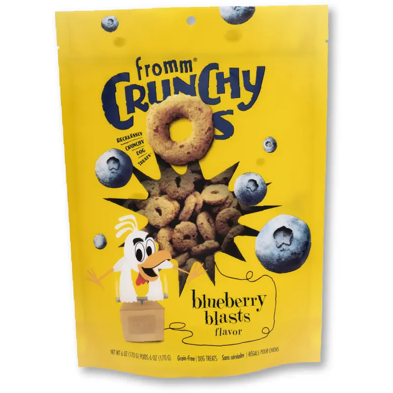 Fromm Crunchy O's Blueberry Blast 6 oz.