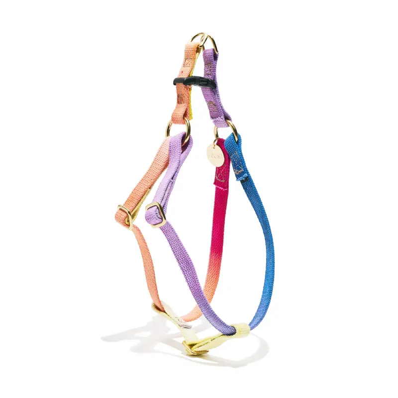 Light Prismatic Cotton Cat & Dog Harness  Vibrant, Adjustable & Durable | Found My Animal