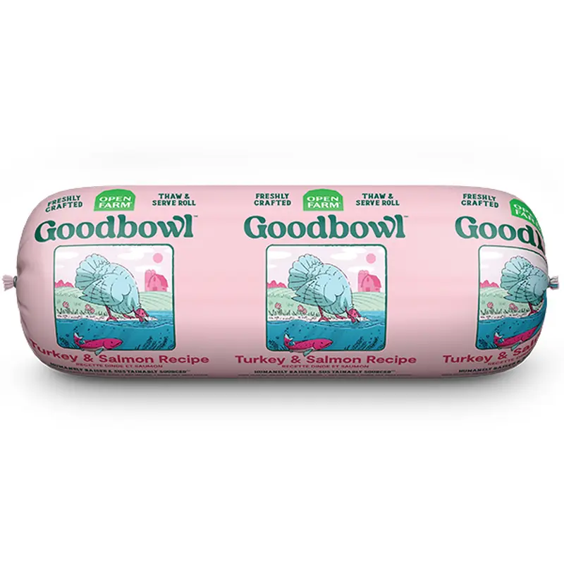 Open Farm Dog Goodbowl Roll Turkey & Salmon 28oz