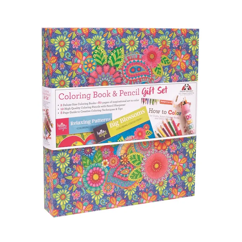 Hello Angel Coloring Book Gift Set