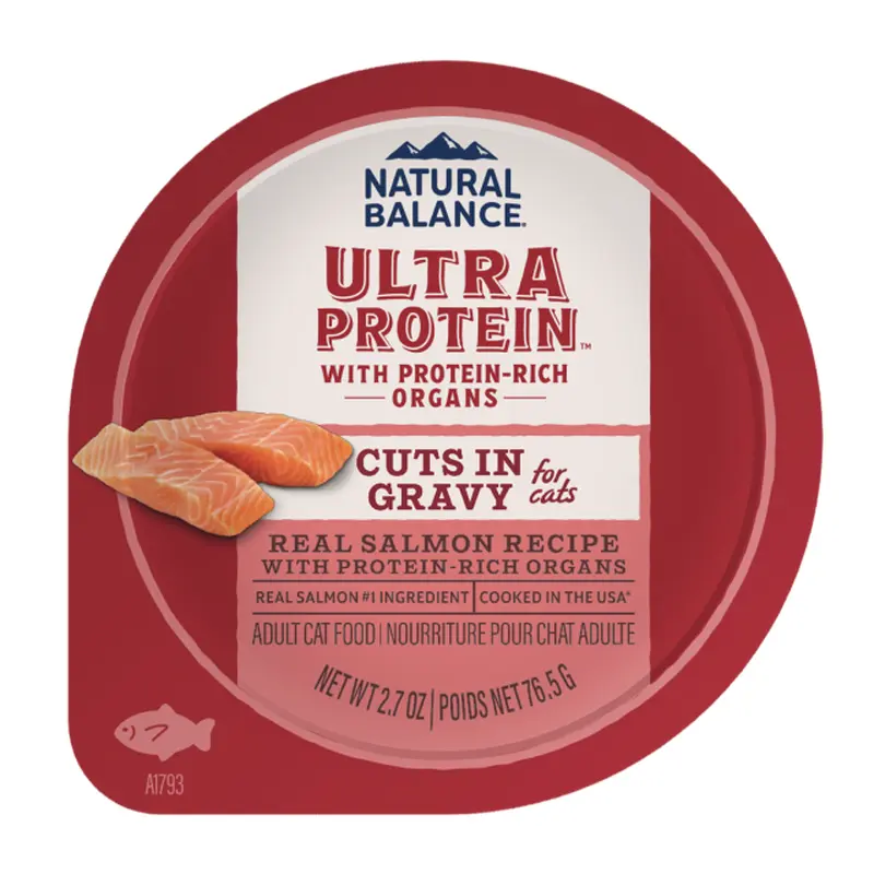 Natural Balance Protein Wet Cat Food - Salmon & Organ with Gravy - 2.8oz
