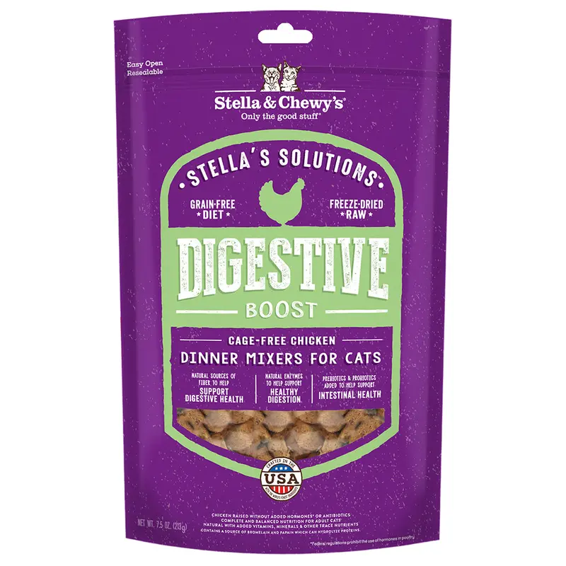 Stella & Chewy's 7.5 oz Boost Chicken Solutions Digestive for Cat