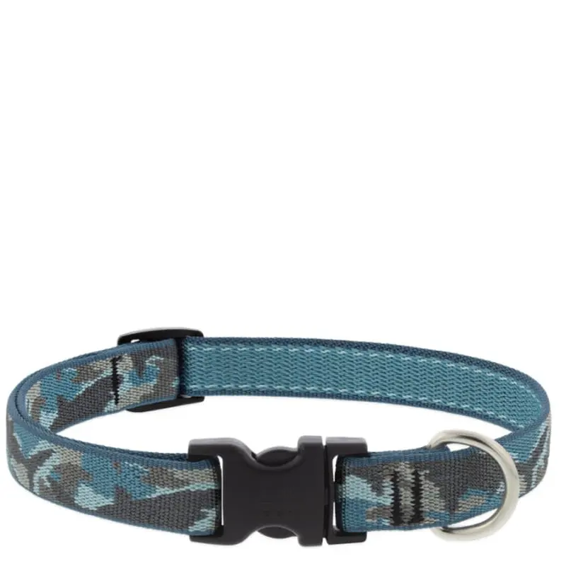 Lupine Pet Dog 2/4 In Wide 9-14 In Adjustable Collar Original Designs Sand Shark