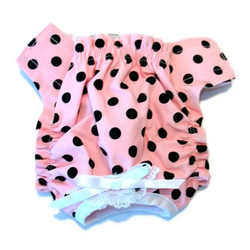 Pink & Black Polka Dot Panties