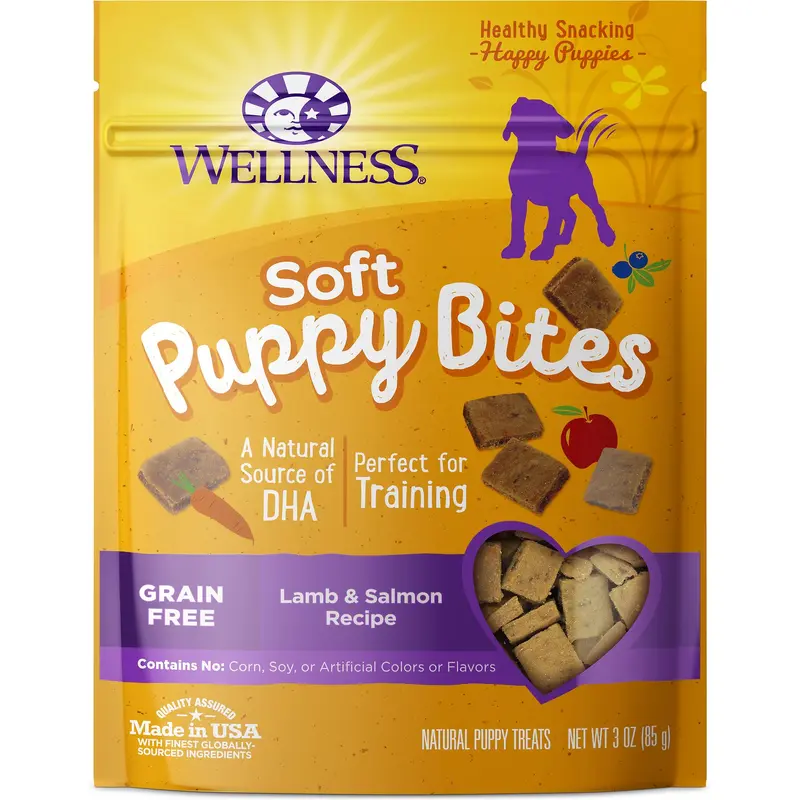 Wellness Soft Puppy Bites Lamb & Salmon Recipe Dog Treats