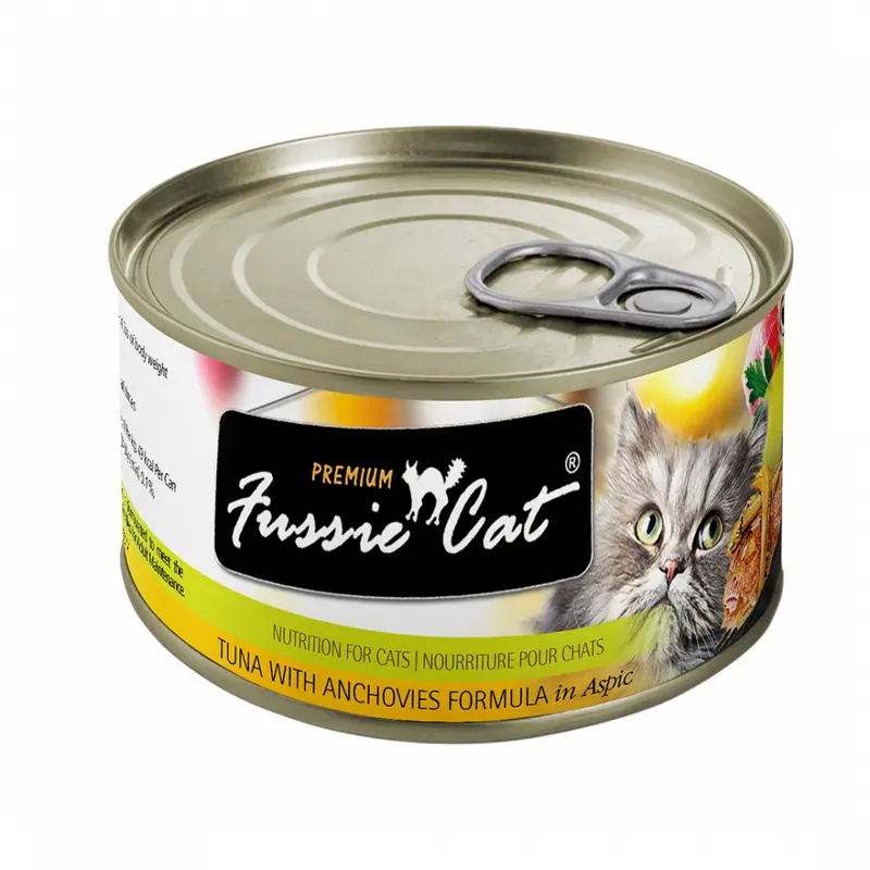 Fussie Cat Premium Tuna with Anchovies Canned Cat Food