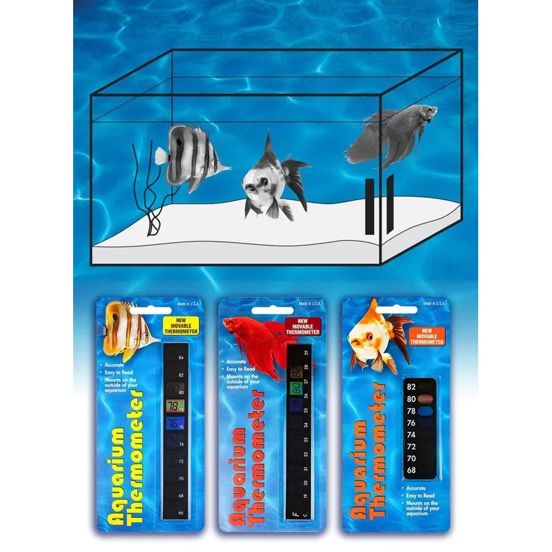 Lcr HallcrestLiquid Crystal Aquarium Thermometer