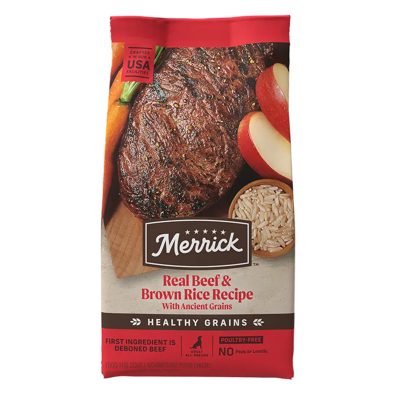 Merrick Classic Healthy Grains Beef and Brown Rice Dry Dog Food