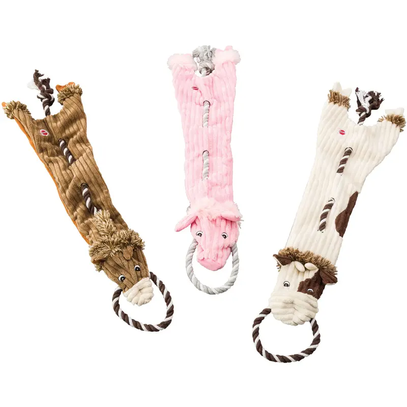 Spot Ethical Pet Dog Toy Skinneeez Tugs Barnyard 23In Assorted
