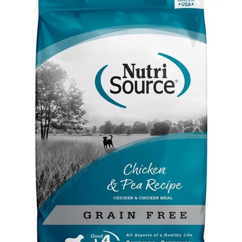 NutriSource Grain-Free Chicken & Pea Formula Dry Dog Food  4 lb