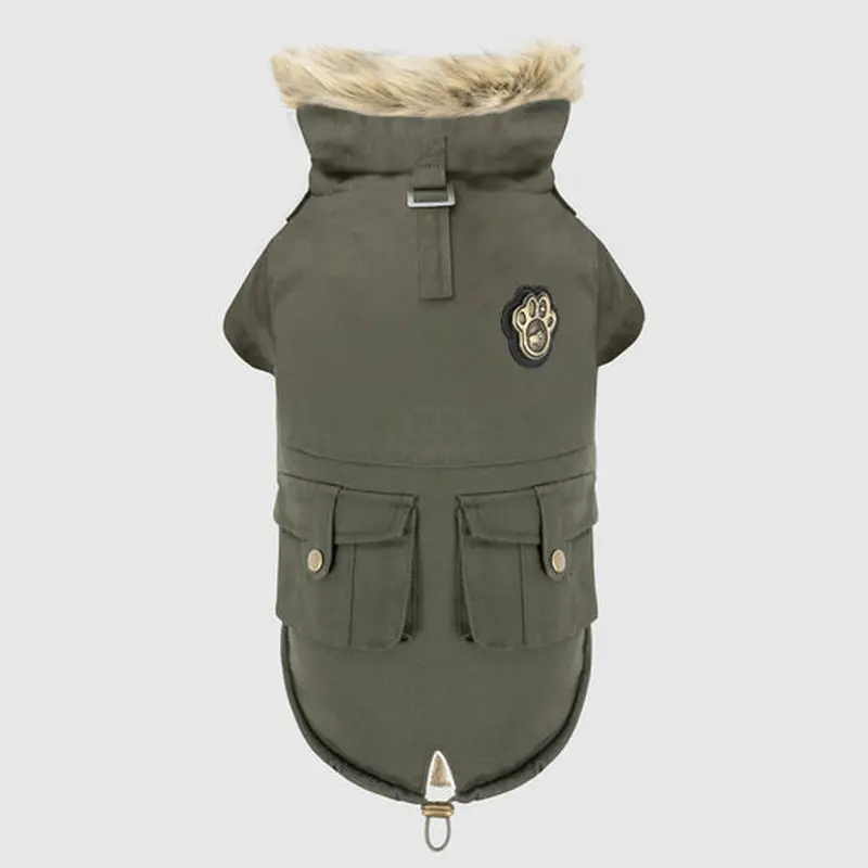 Canada Pooch Alaskan Army Green Parka Size 12