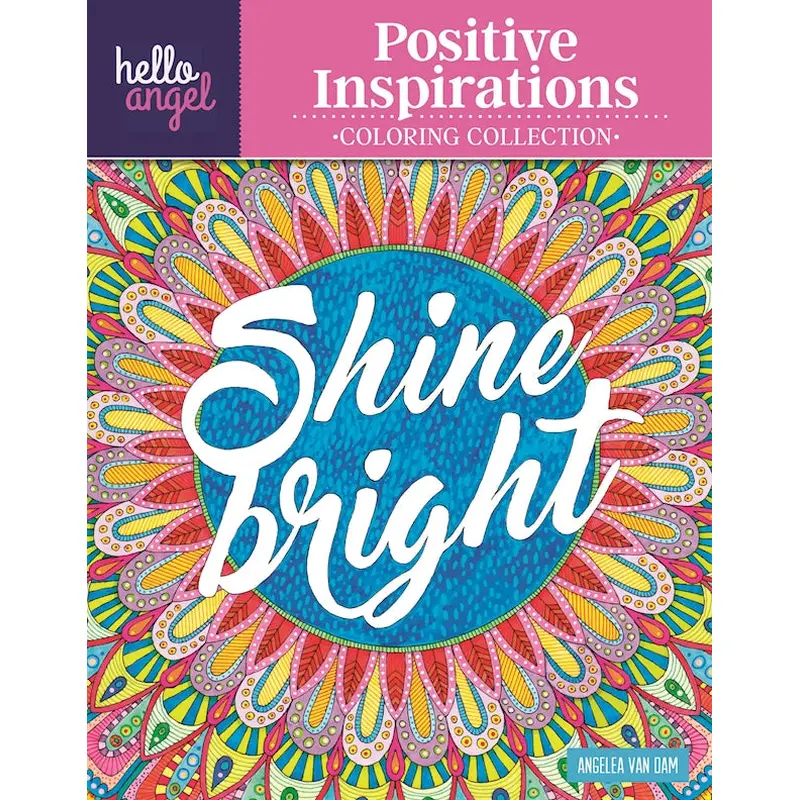 Hello Angel Positive Inspirations Coloring Collection