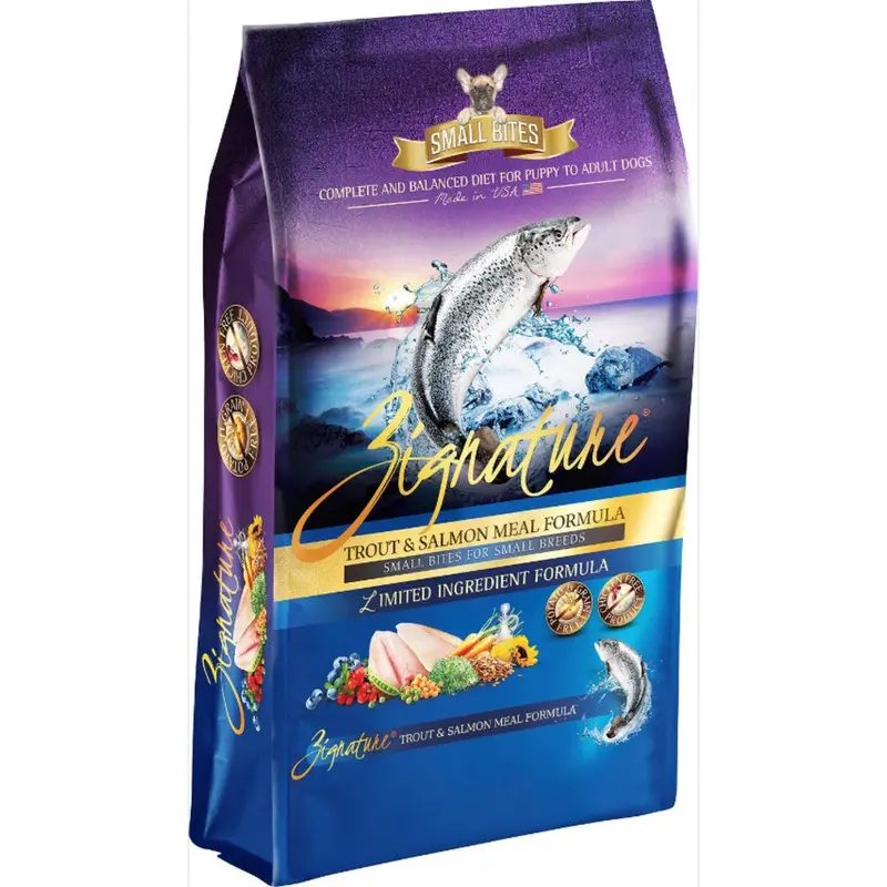 Zignature Small Bites Dry Dog Food - Trout - 12.5lb Bag