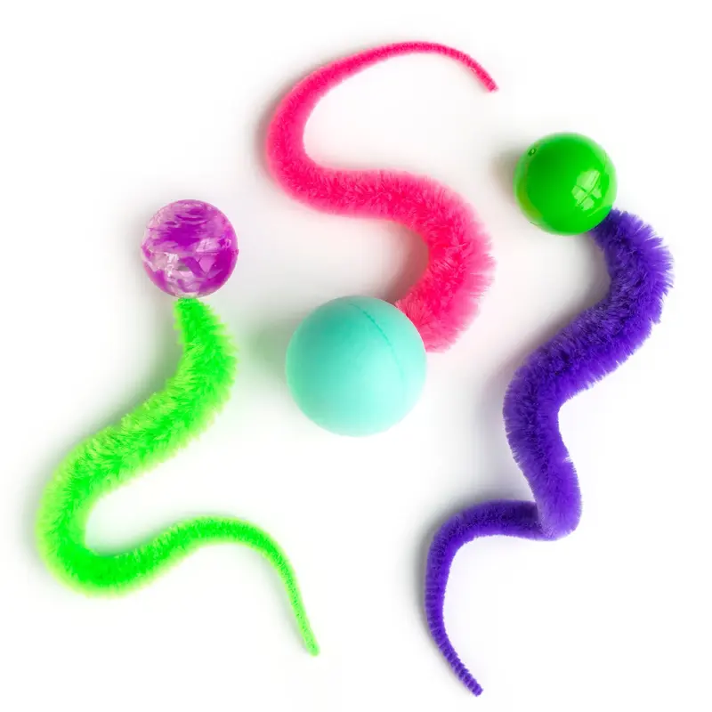 Dezi & Roo Wiggly Ping Ball Cat Toy