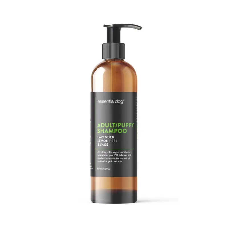 Puppy Shampoo: Lavender, Lemon Peel and Clary Sage (Adults & Puppies) 500ml