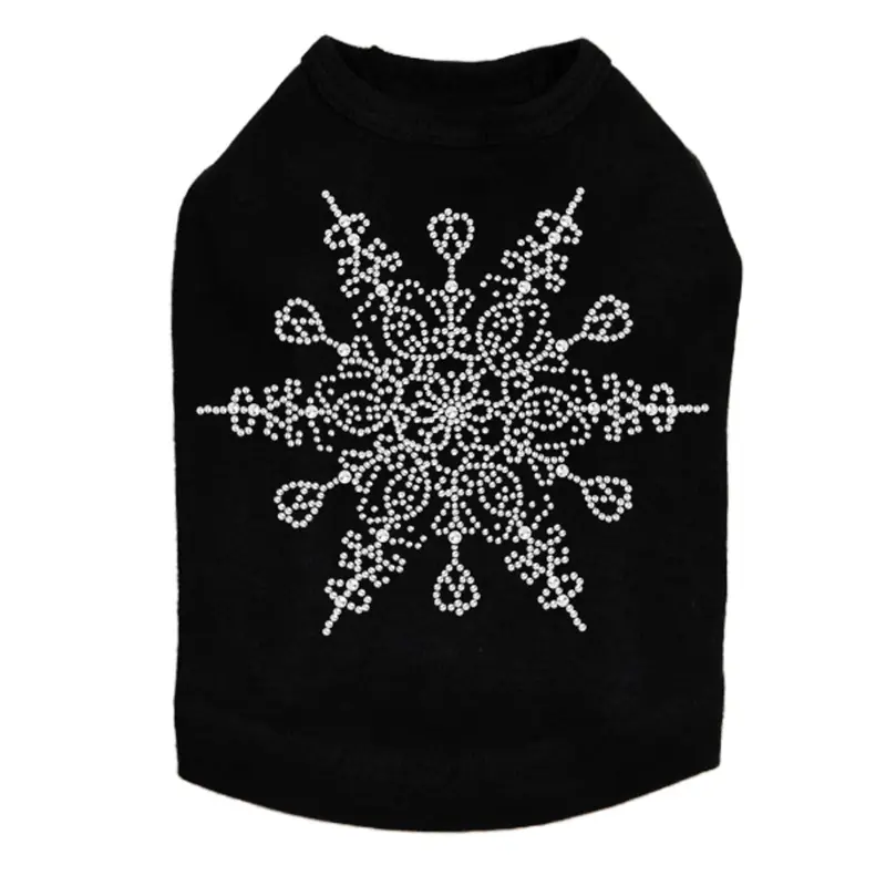 Extra Large Snowflake - Dog Tank