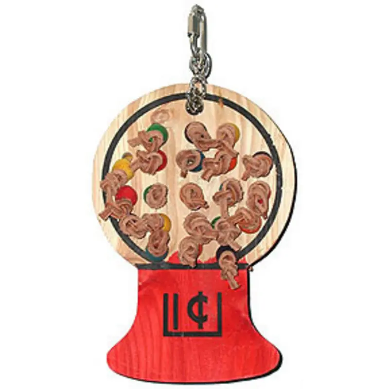 A & E Happy Beaks Gumball Machine Chinchilla Toy Cage Accessory