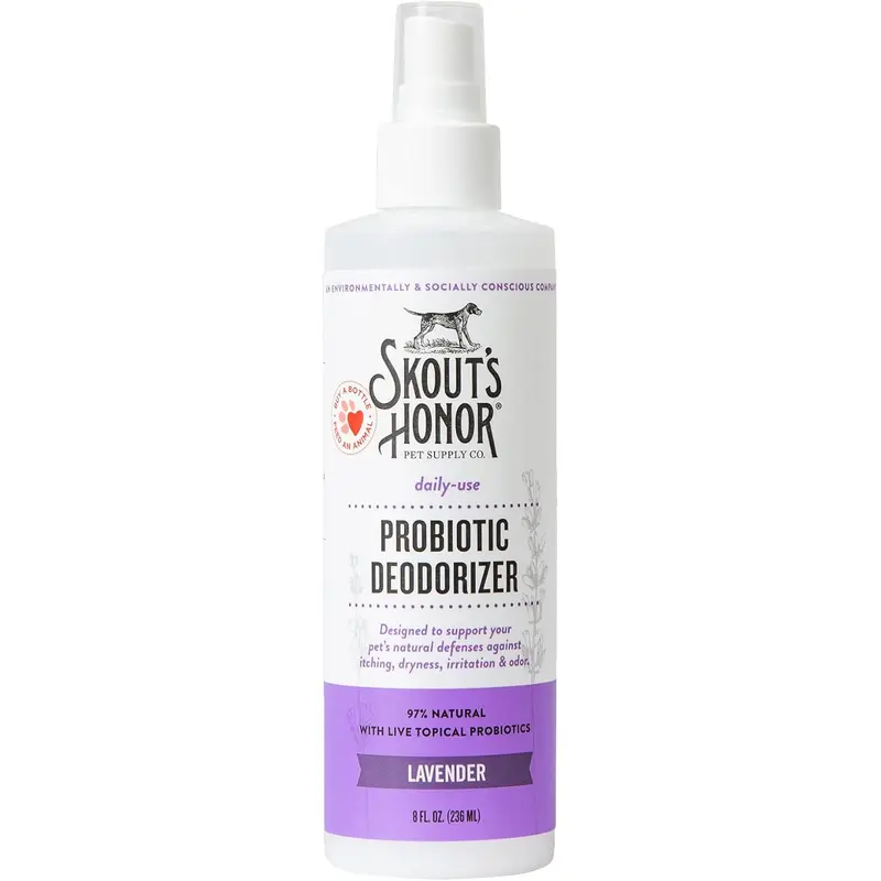 Skout's Honor Dog Probiotic Daily Use Lavender Deodorizer 8 oz