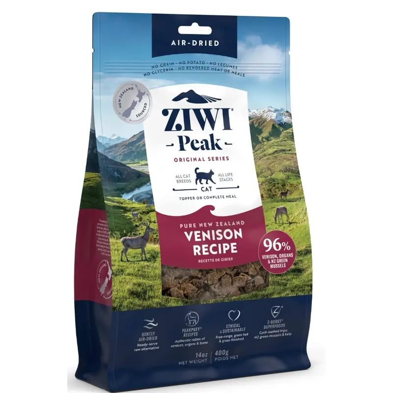 Ziwi Peak Air Dried Grain Free Cat Venison 14 oz.