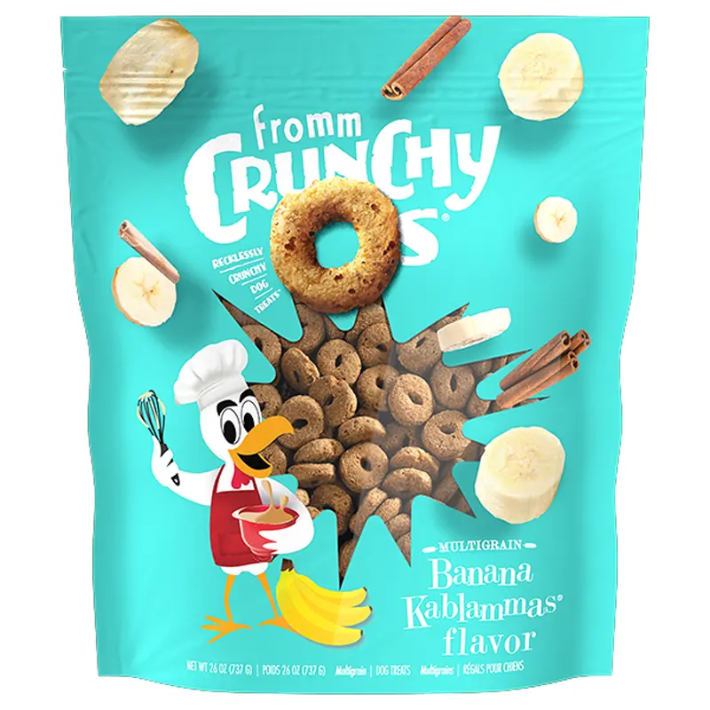 Fromm Dog Crunchy Os Banana Kablammas Treats 26 oz
