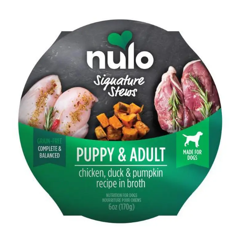Nulo Signature Stew Puppy & Adult Dog Food Chicken, Duck & Pumpkin