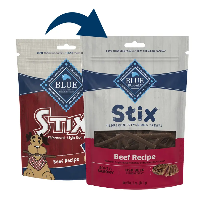 Blue Buffalo Blue Stix Soft-Moist Treats Beef Recipe (5oz)