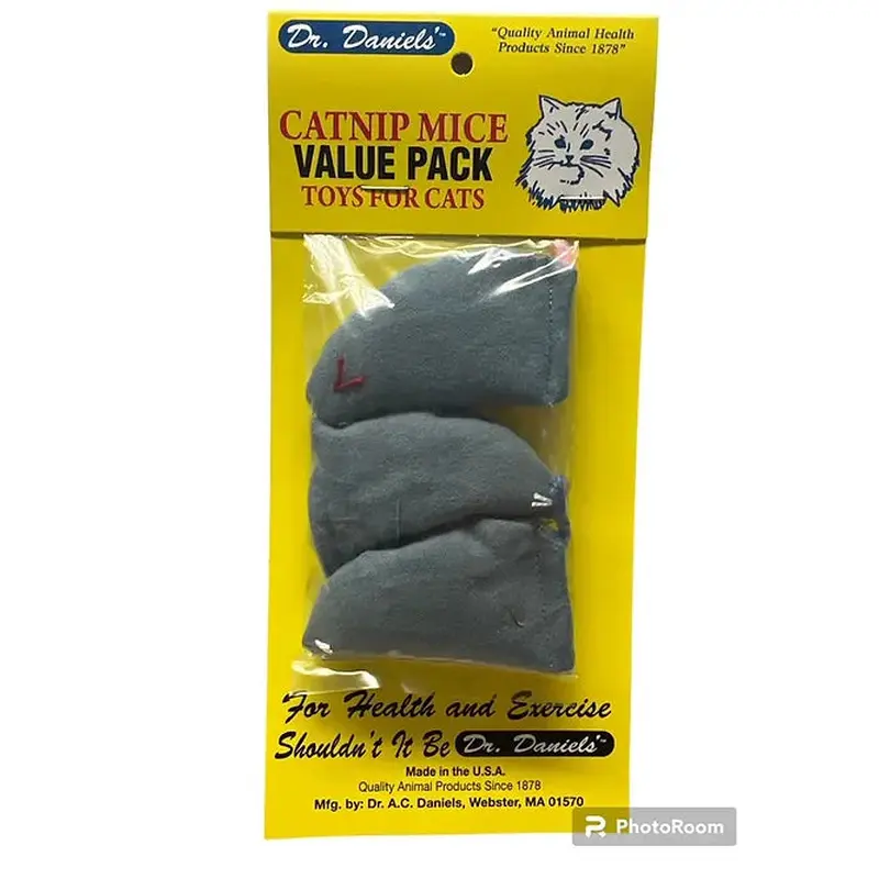 Dr. Daniels Original CatNip Filled Mice