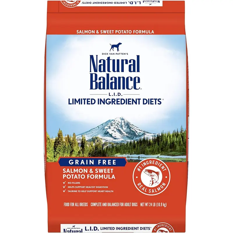 Natural Balance LID Limited Ingredient Diet Dry Dog Food - Salmon & Sweet Potato - 24lb
