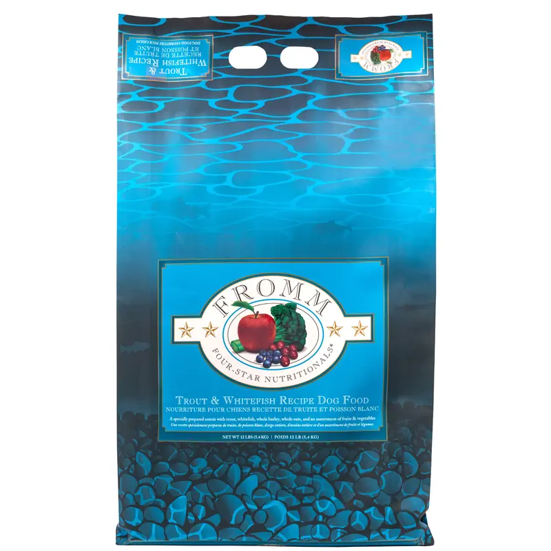Fromm Four-Star Nutritionals Trout & Whitefish Recipe Dog Food 12 lb